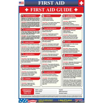First Aid Guide Poster