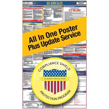 Hawaii All In One Poster + 3 Year Replacement Poster