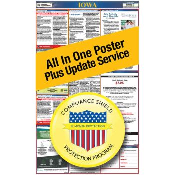 Iowa All In One Poster + 3 Year Replacement Poster