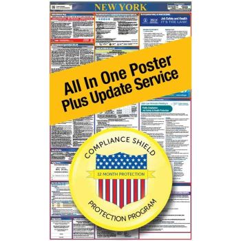 New York All In One Poster + 3 Year Replacement Poster