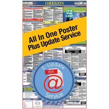 Oregon All In One Poster + 1 Year E-Update Service