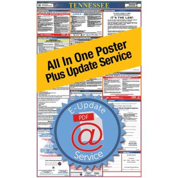 Tennessee All In One Poster + 1 Year E-Update Service
