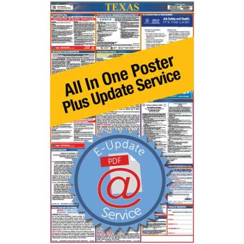 Texas All In One Poster + 1 Year E-Update Service