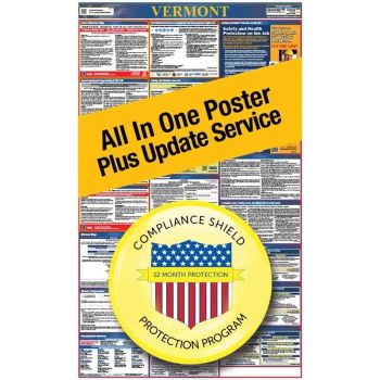 Vermont All In One Poster + 1 Year Replacement Poster