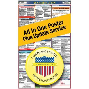 Washington All In One Poster + 2 Year Replacement Poster