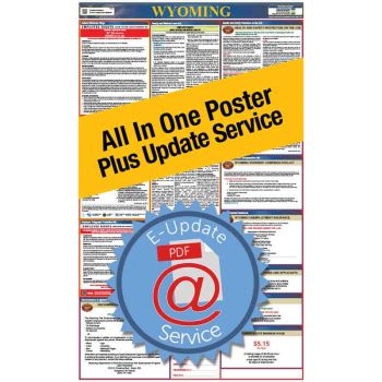 Wyoming All In One Poster + 2 Year E-Update Service