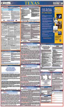 Texas All in One Labor Law Poster